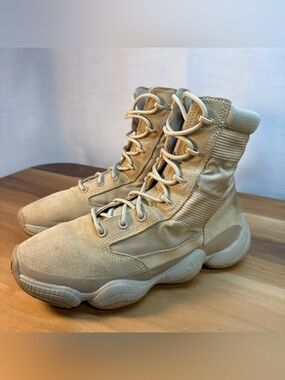 Adidas Yeezy 500 High Tactical Sand Boots Men’s Sz 11  IF7549 Beige Lace Up Lot